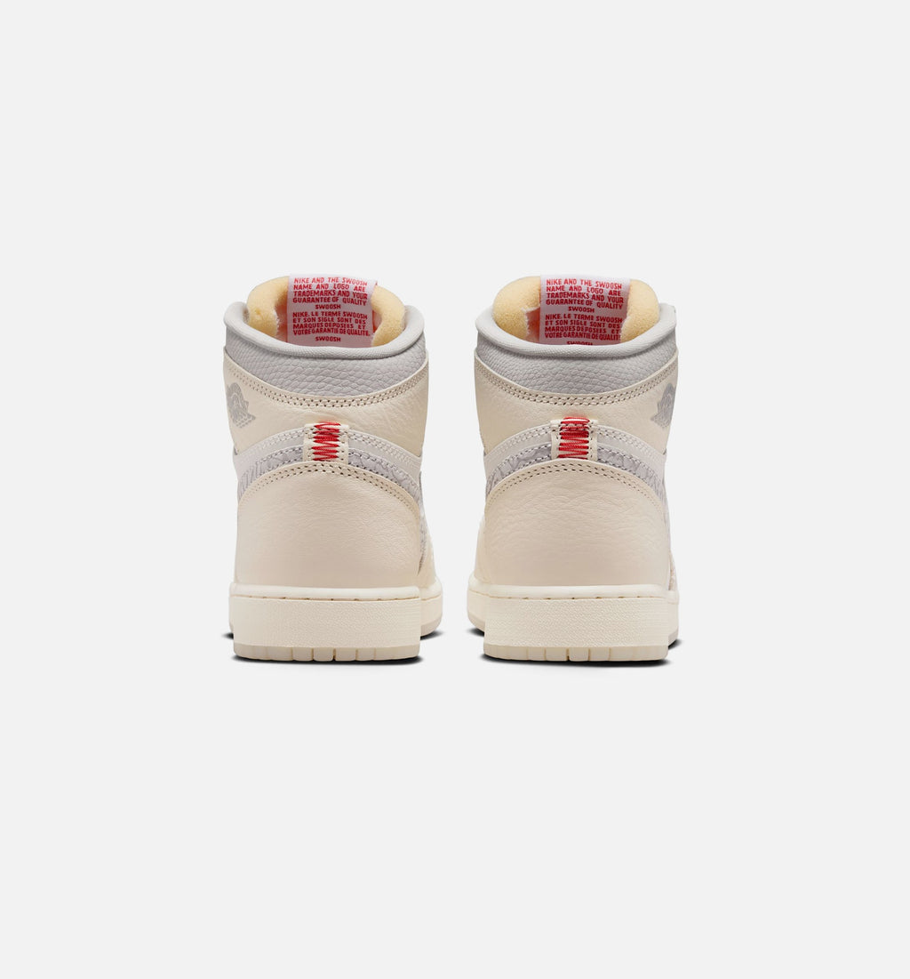 Air Jordan 1 Retro High OG Sail – Grade School Lifestyle Shoe in Sail/University Red/Pale Ivory/Coconut Milk/Phantom