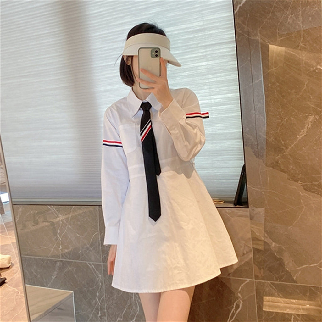 Women's Tie-Neck Shirt Dress | Thom Browne