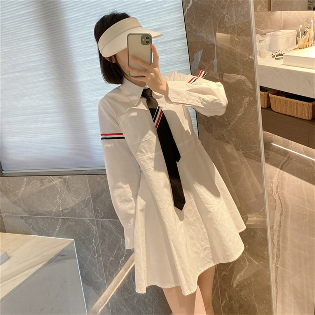 Women's Tie-Neck Shirt Dress | Thom Browne