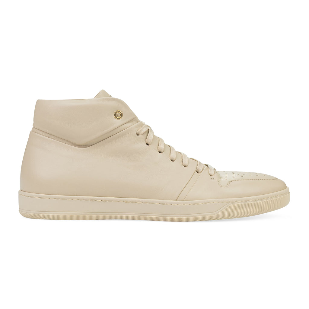 Beige Court Top Sneakers