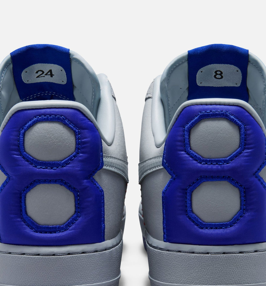 Nike Air Force 1 Low Retro Wolf Grey and Rush Blue Men's Lifestyle Shoe – Wolf Grey / Rush Blue