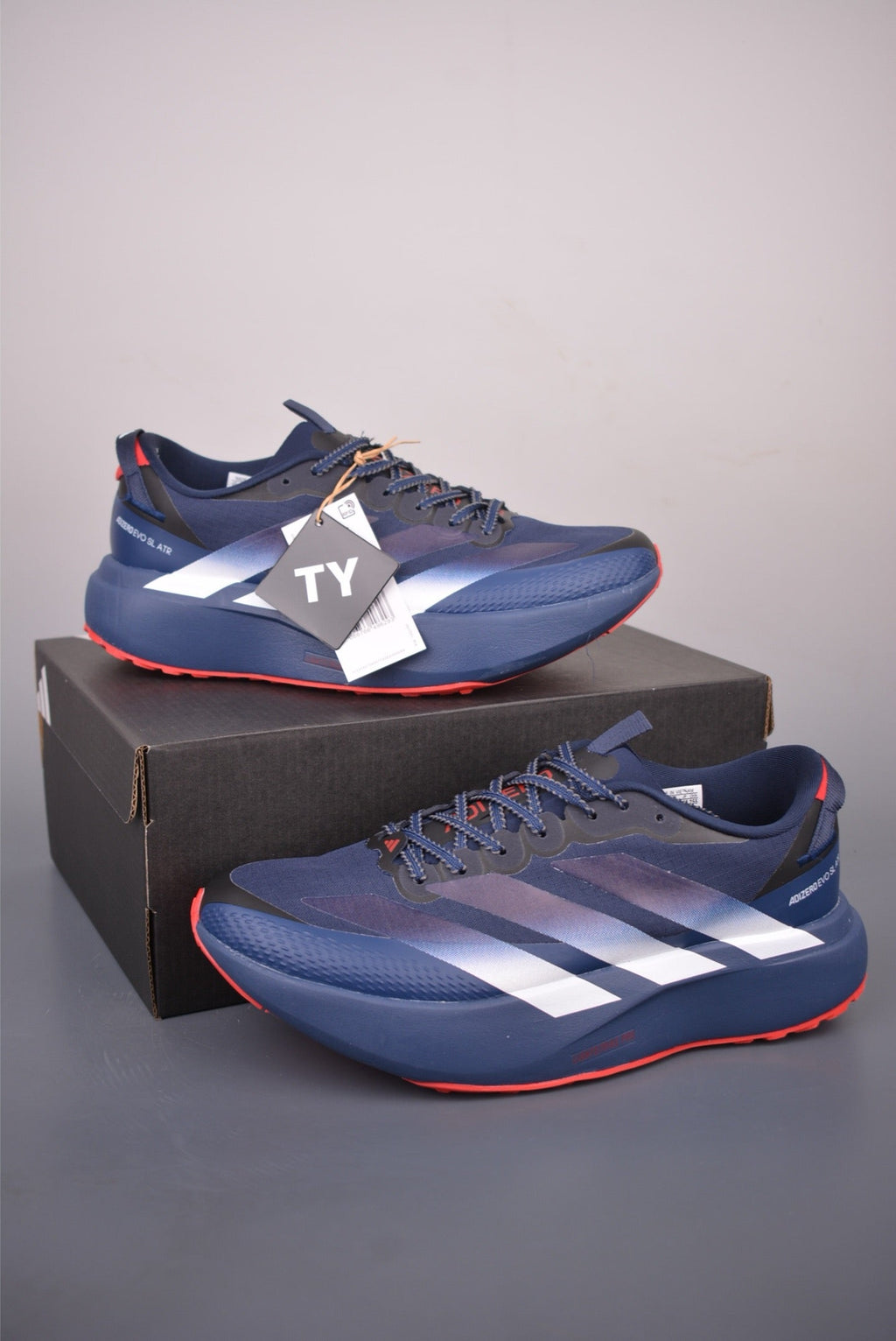 Adidas  Unisex Running Shoes - 2 Colorways incl. Grey/White & Navy/Purple