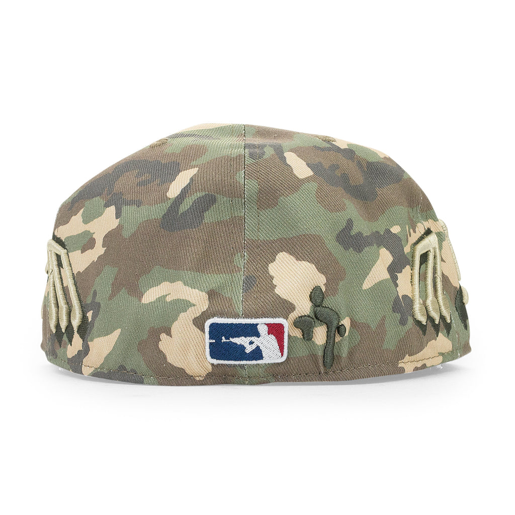 MURD333R.FM CAMO FITTED BASEBALL CAP