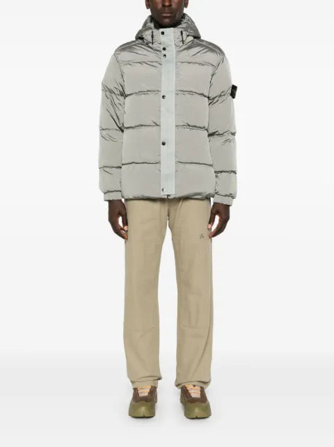 Stone Island Compass-badge puffer jacket