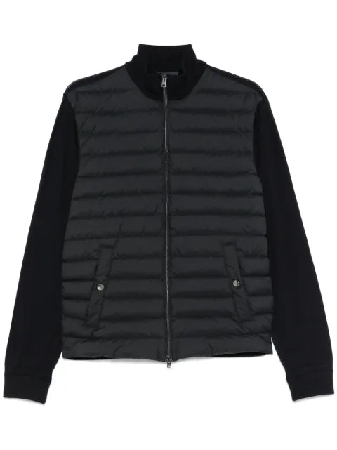 Herno zip-up padded cardigan