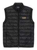 Ea7 Emporio Armani lined vest with logo print