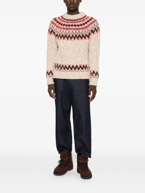 Moncler Grenoble jacquard crew-neck sweater