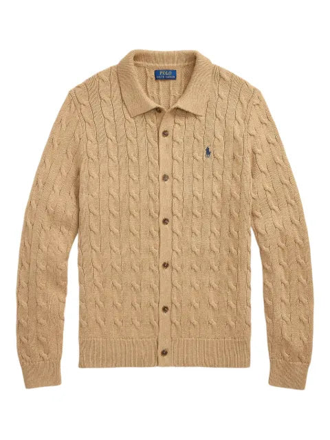 Polo Ralph Lauren cable-knit button-up cardigan
