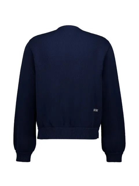 BODE logo-detail double-breasted cardigan