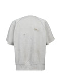 SAINT MXXXXXX distressed graphic-print sweater