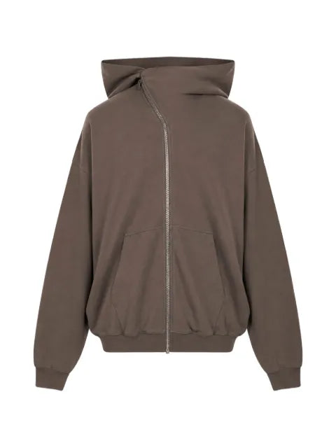 Rick Owens DRKSHDW asymmetric-zip hoodie