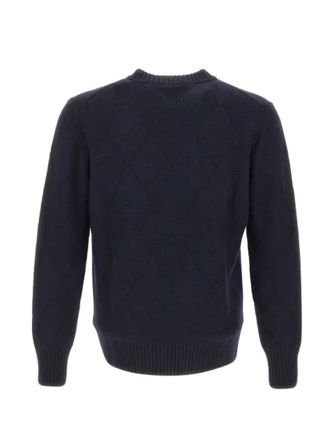 Kangra diamond-knit virgin-wool sweater