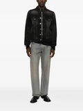 Haikure zip-up denim jacket