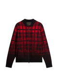 Woolrich boiled-wool check bomber jacket