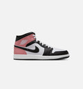 Air Jordan 1 Mid Men's Lifestyle Shoe – White / Rust Pink / Black