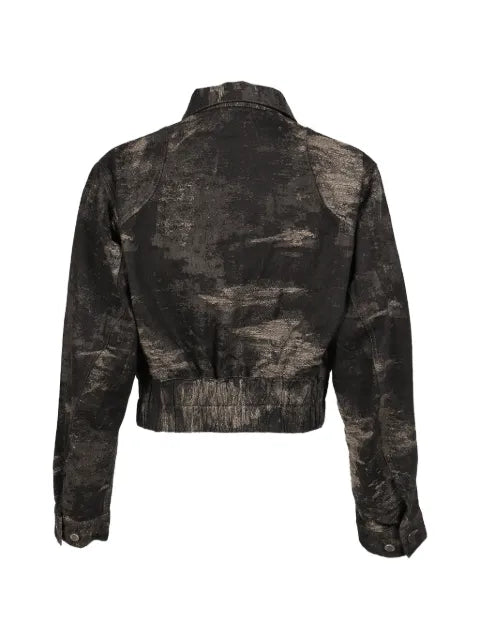 Taakk distressed denim jacket