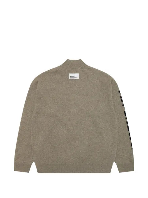 AAPE BY *A BATHING APE® Aapenow logo-print half-zip sweater
