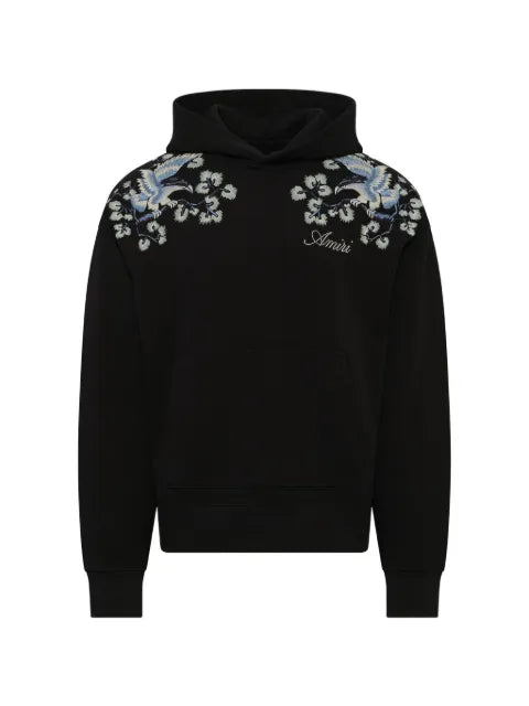 AMIRI floral-embroidered hoodie