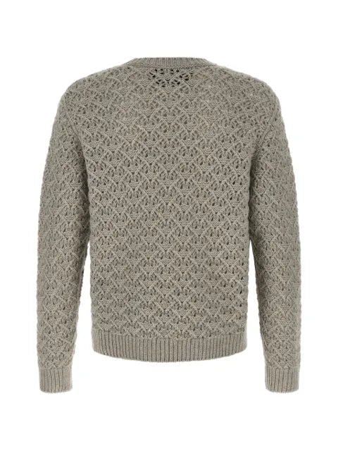 Valentino Garavani wool and cashmere sweater with metallic V detail