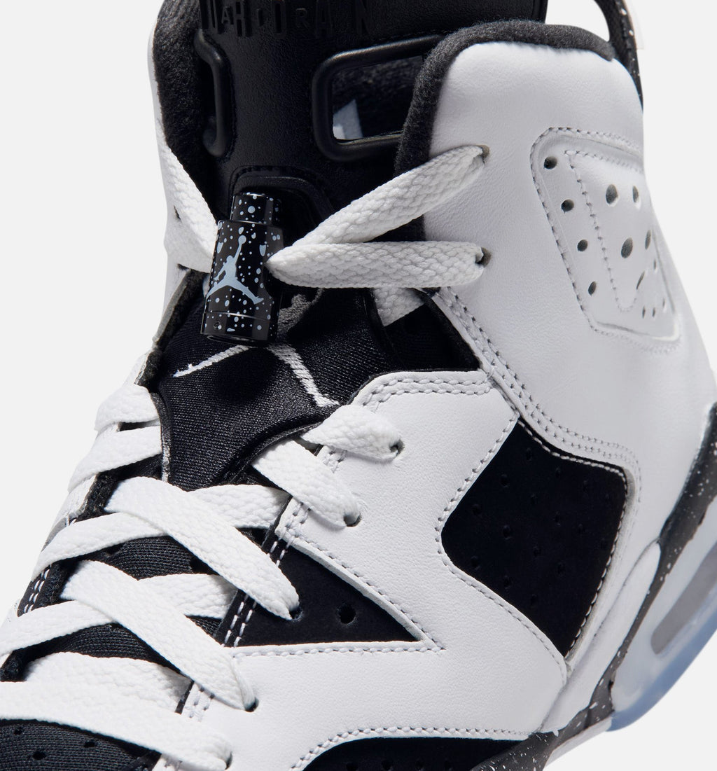 Air Jordan 6 Retro Black and White Big Kids' Lifestyle Shoes - Black/White
