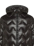 Peuterey chevron-quilted hooded coat