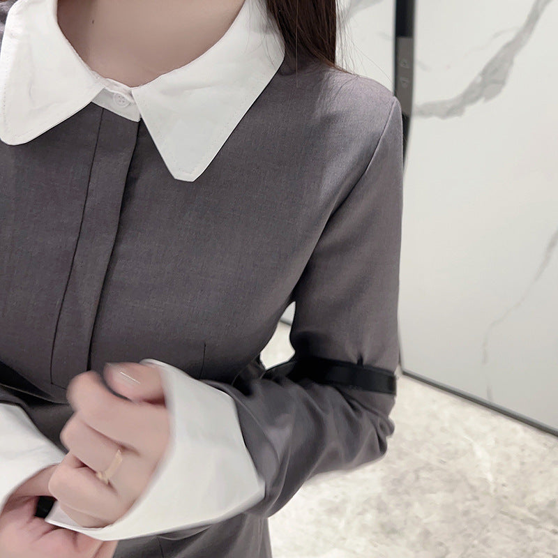 Thom Browne Women's Hooded Contrast Cardigan and Skirt Set