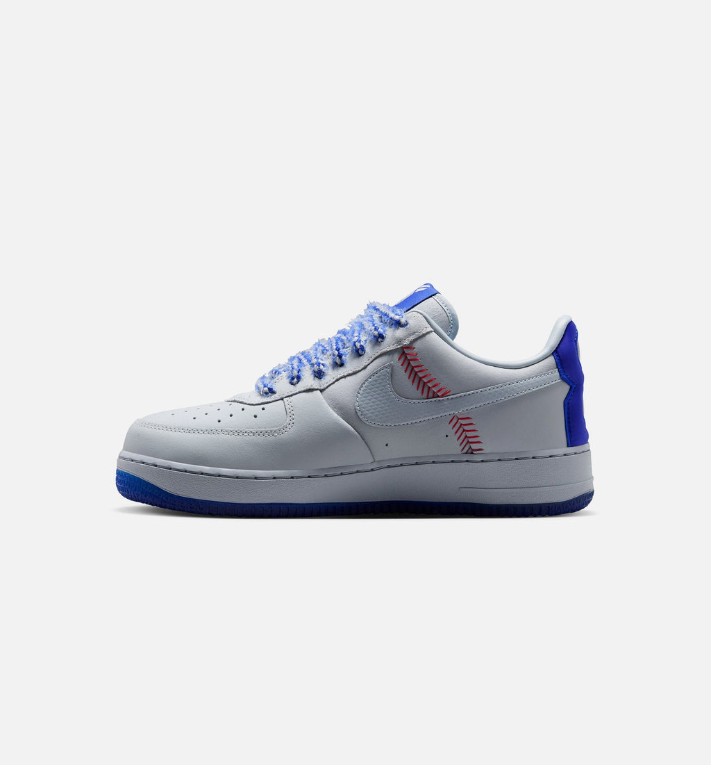 Nike Air Force 1 Low Retro Wolf Grey and Rush Blue Men's Lifestyle Shoe – Wolf Grey / Rush Blue
