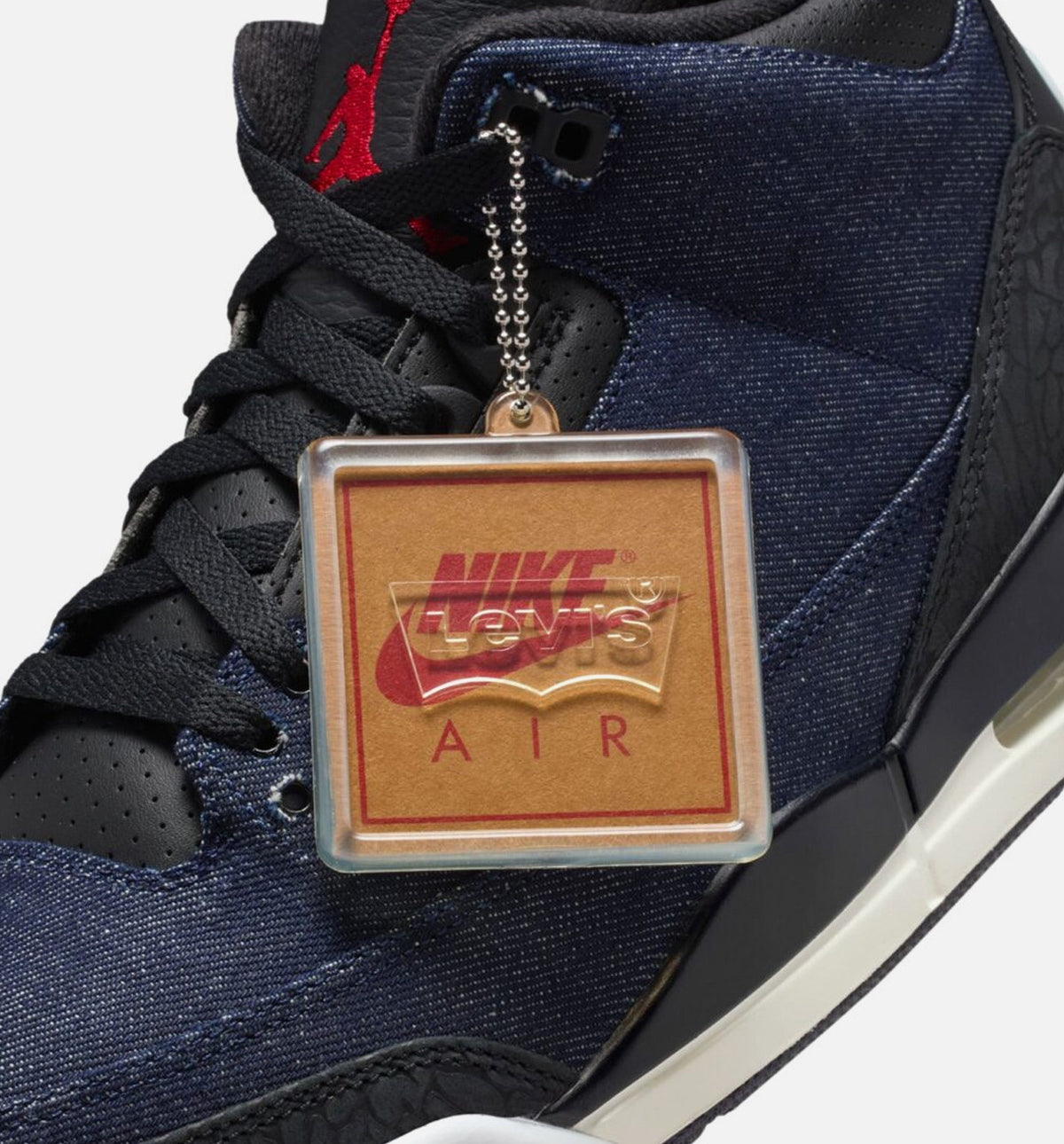 Air Jordan 3 x Levi’s “Indigo / Gym Red” Men's Lifestyle Shoes