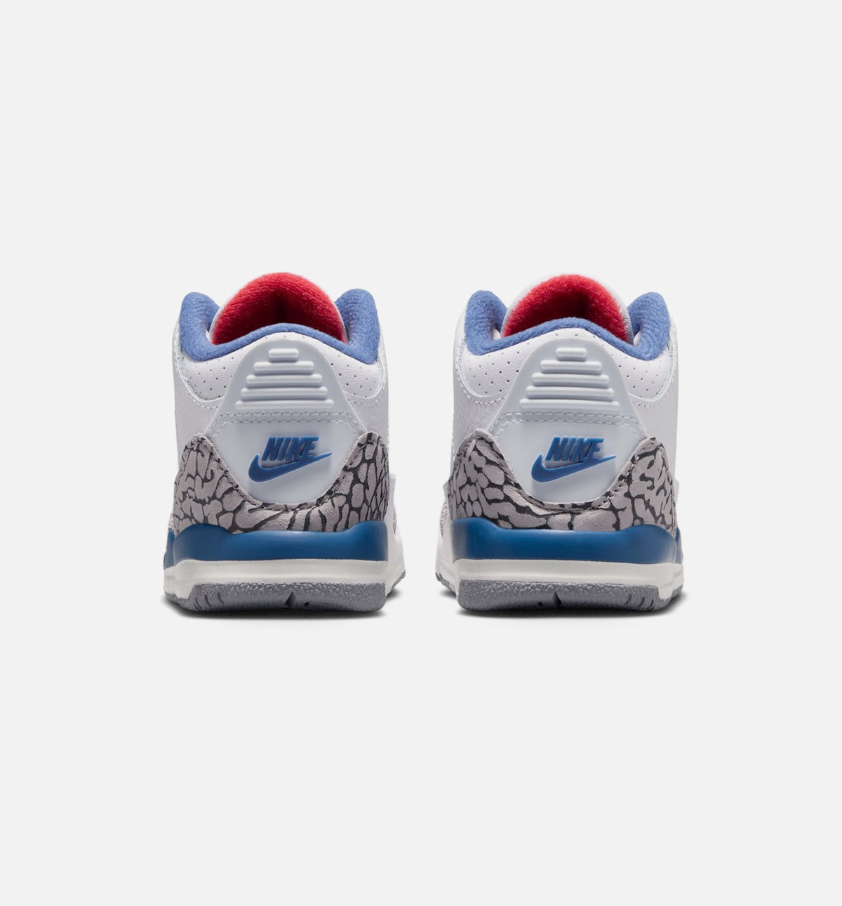 Air Jordan 3 Retro Infant Toddler Lifestyle Shoe - White/Fire Red/True Blue