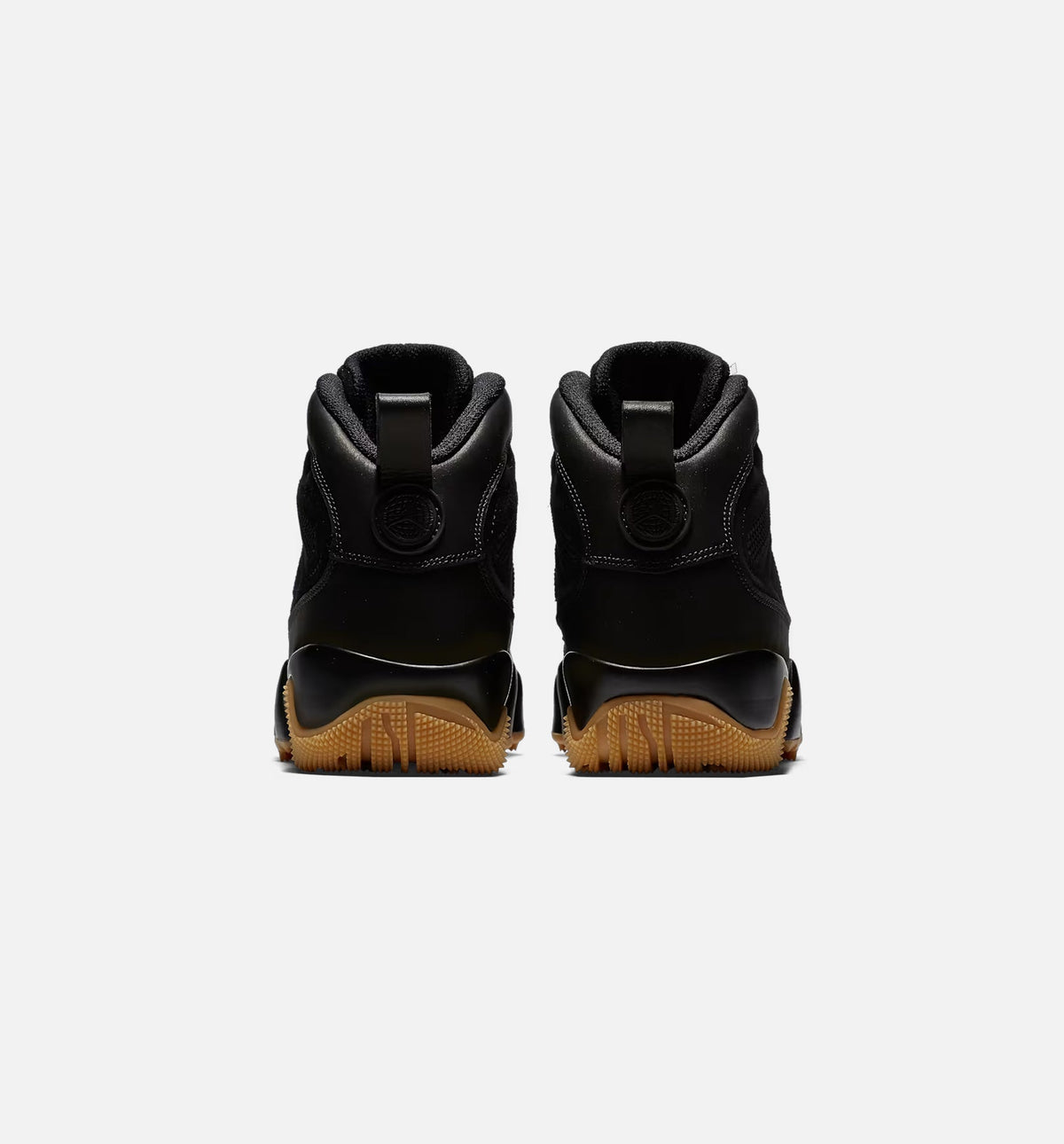 Air Jordan 9 Retro Men's Lifestyle Boots - Black/Black/Gum Light Brown