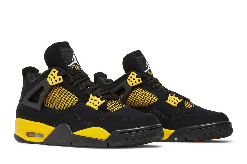 Air Jordan 4 Retro 'Thunder' (2023) – Black / Tour Yellow