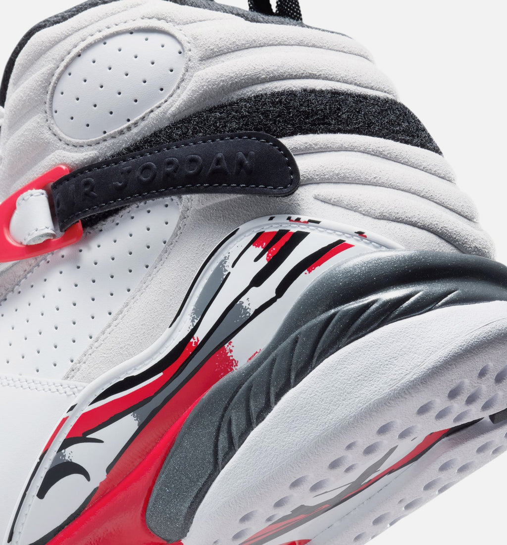 Air Jordan 8 Retro “White and True Red” Men's Lifestyle Shoes