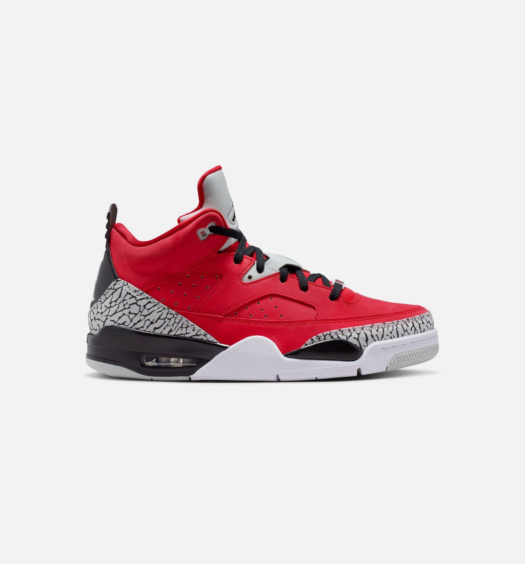 Son of Mars Low Men's Lifestyle Shoe - Fire Red/Black/Grey/Mist White