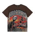 MIXED EMOTION Front-and-Back Graphic Short-Sleeve T-Shirt