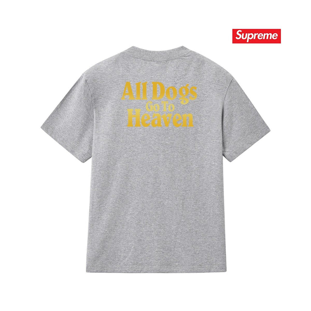 Supreme All Dogs Go To Heaven Dog Graphic T-Shirt