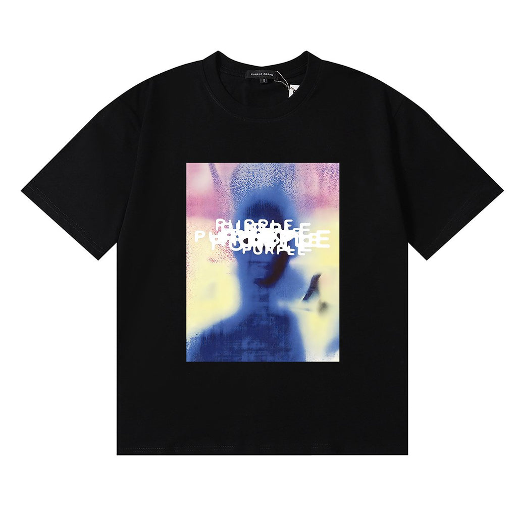 Purple Brand Afterimage Graphic T-Shirt