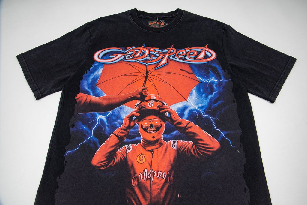 Godspeed Baseball Umbrella Graphic T-Shirt