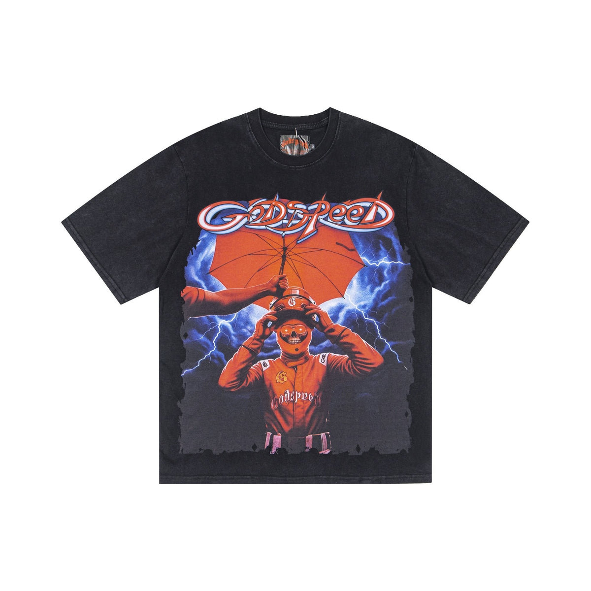Godspeed Baseball Umbrella Graphic T-Shirt