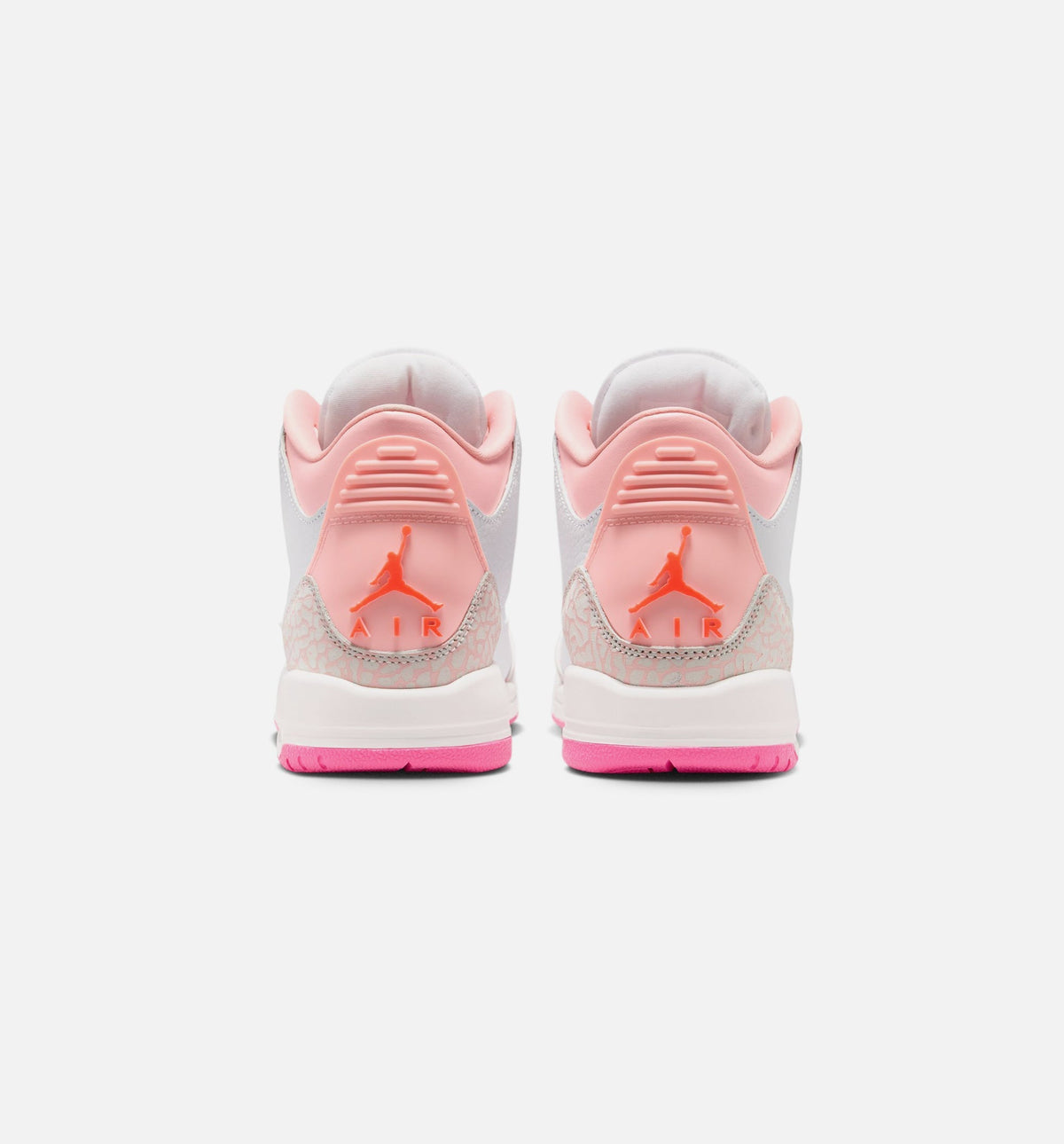 Air Jordan 3 Retro Spring Flowers Big Kids' Lifestyle Shoes - Pearl Pink/Pink Bloom/Pink Glow/Hyper Orange