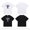 Bape Multi‑Camo Ape Head Graphic Oversized Tee Streetwear Unisex