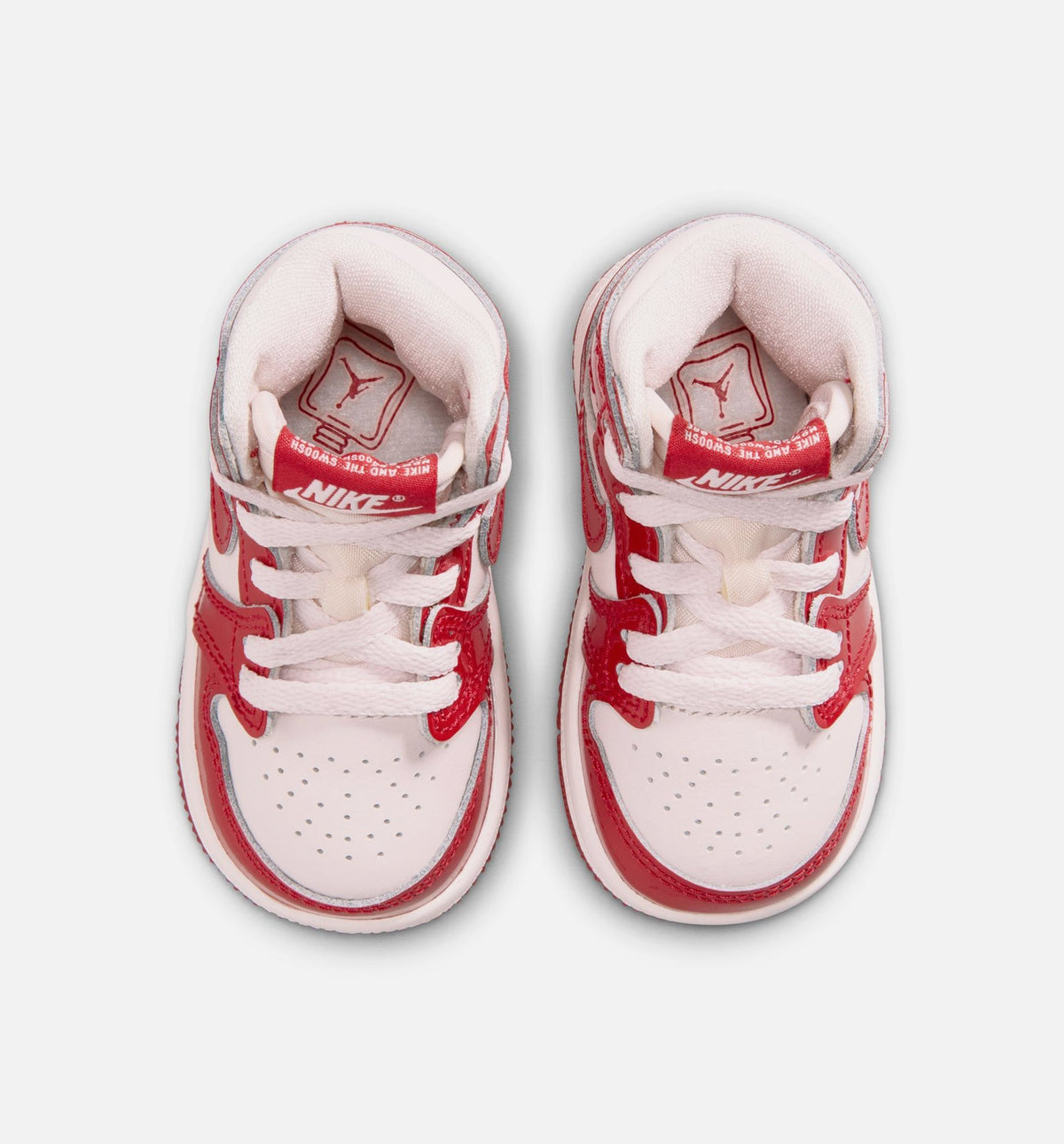 Air Jordan 1 Retro High OG Nails and Grails Infant/Toddler – University Red/Metallic Silver
