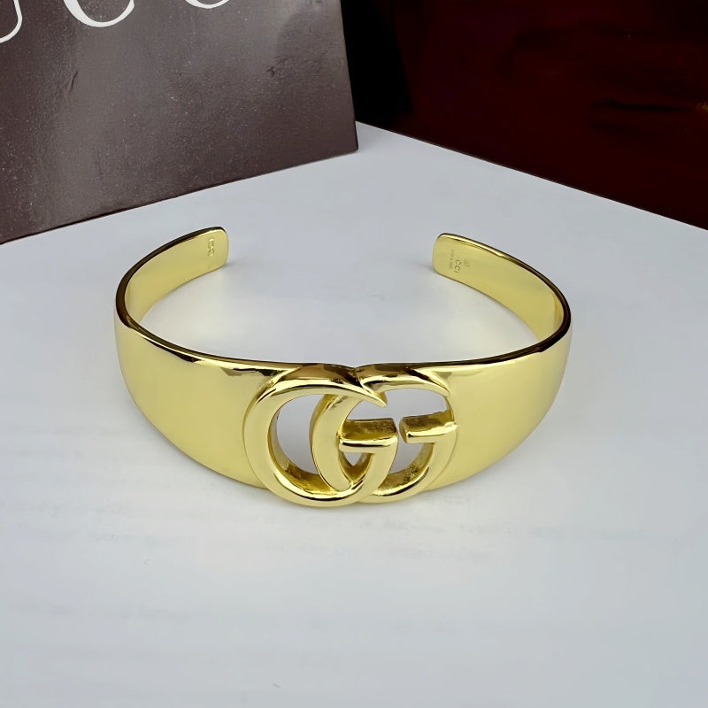 Gucci Double G Cutout Cuff Bracelet