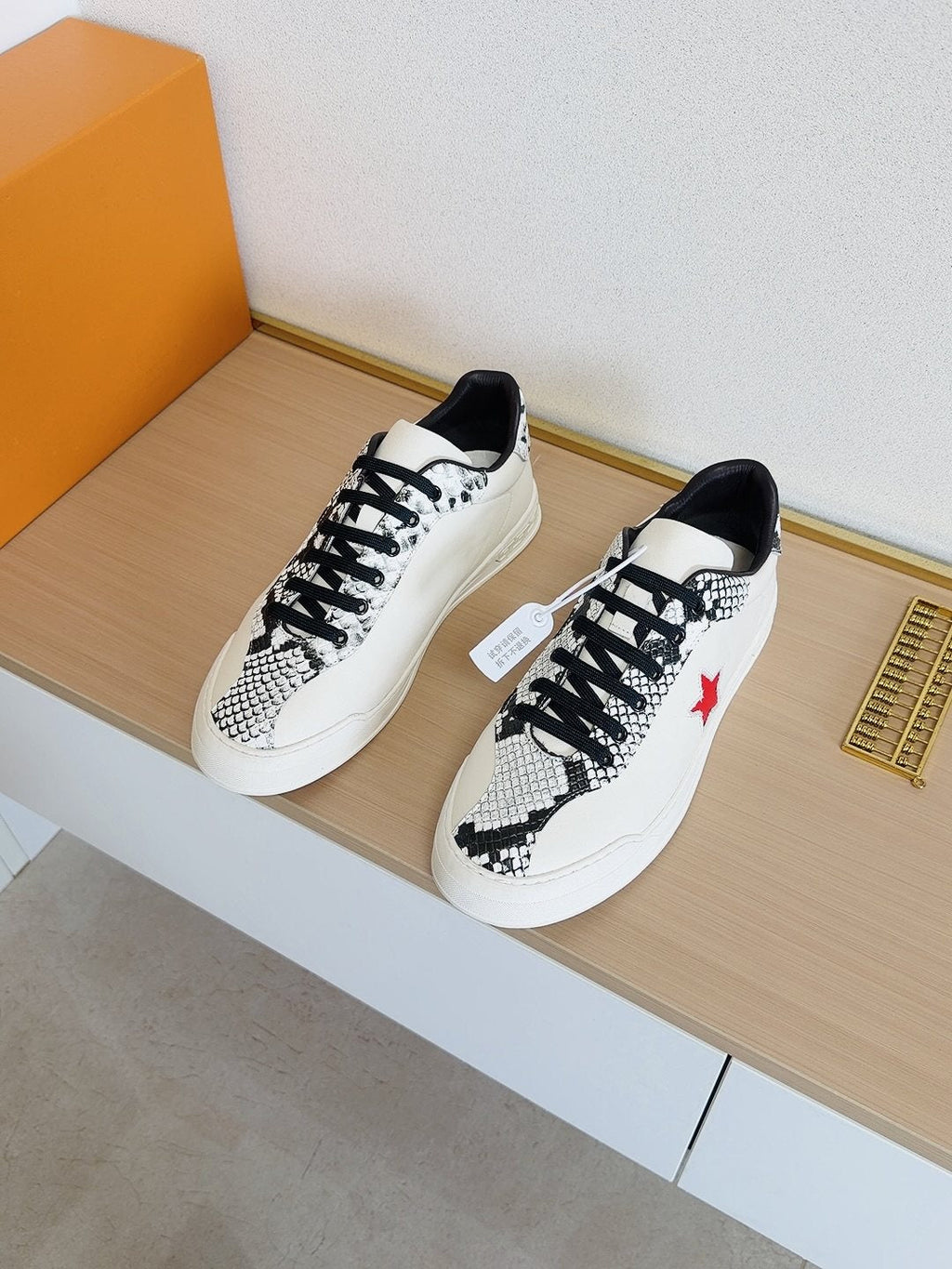 Louis Vuitton Red Star Low-Top Sneakers