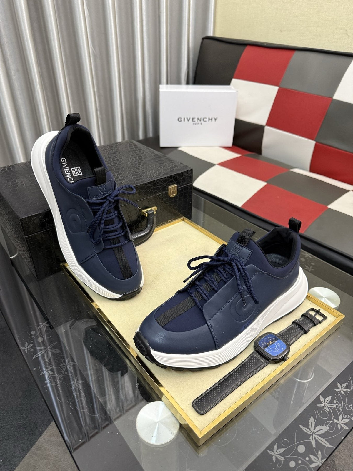 Givenchy Low-Top Logo Strap Sneakers