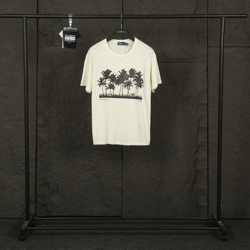 Ralph Lauren Palm Tree Slub Cotton T-Shirt