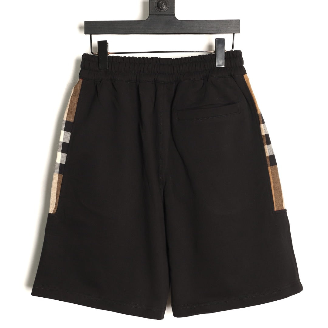 Burberry Check-Side Shorts - Black